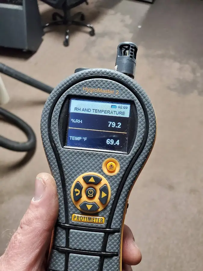Moisture meter humidity assessment for Mold Remediation & Removal in Morgan City
